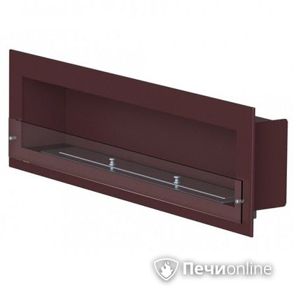 Биокамин ЭкоЛайф Window 800 Glass black burgundy в Мытищах